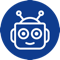 Icon KI blau